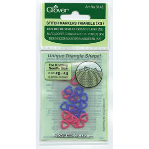 Clover Stitch Markers Triangle XS 3148