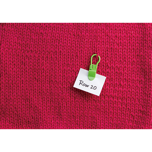 Clover Locking Stitch Markers With Clip 3165