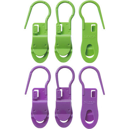 Clover Locking Stitch Markers With Clip 3165