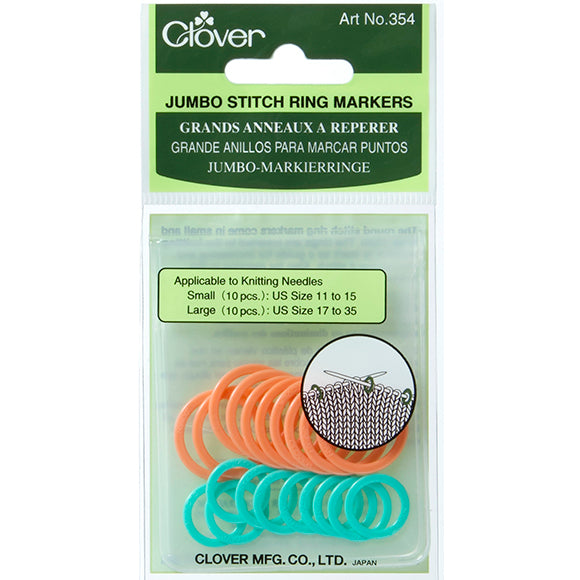 Clover Jumbo Stitch Ring Markers 354