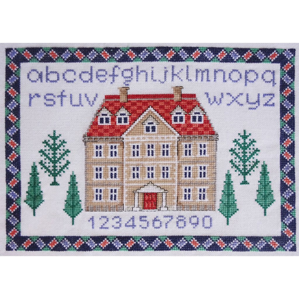 DMC House Cross Stitch Sampler