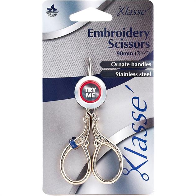Klasse Embroidery Scissors Gold 90mm