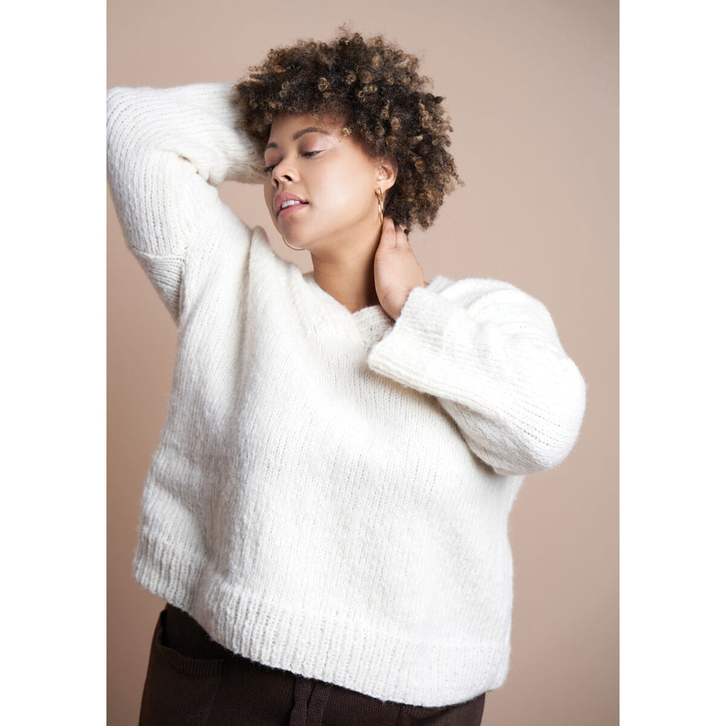 Briar Sweater Kit from 4 Projects - Brushed Fleece by Quail Studio