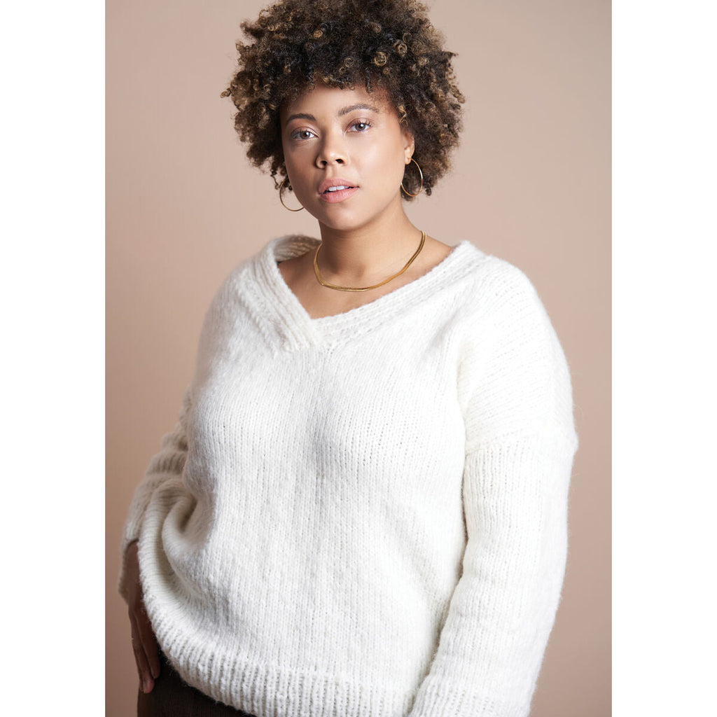 Briar Sweater Kit from 4 Projects - Brushed Fleece by Quail Studio