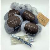 Pope Knits - Dragon Scales Stole Bundle - Yarns, Beads and Digital Pattern