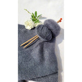 No Frills Sweater Bundle by PetiteKnit Bundle Yarn and Physical Printed Pattern  (Not a Digital Pattern)