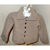 Garter Stitch Baby Jacket & Hat in Empire 8ply - Morris & Sons Australia