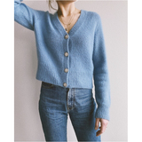 April Cardigan by PetiteKnit Physical Printed Pattern (Not a Digital Pattern)