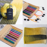 Easy Double Rib Scarf + Knit Pro Zing Deluxe Interchangeable Needle Set