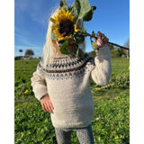 PetiteKnit -  Celeste Sweater Junior Physical Pattern (Not a Digital Pattern)