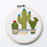 Corinne Lapierre - Felt Cactus Applique Hoop Craft Kit
