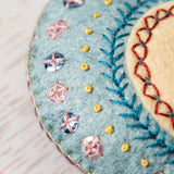 Corinne Lapierre - Embroidered Heart Felt Craft Mini Kit