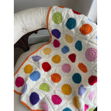 The Dot Crochet Blanket Digital Pattern (COT/Pram Sized)