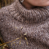 knitted sweater close up