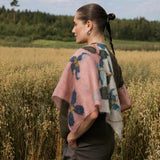 Model showcasing a nature scarf
