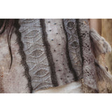 Pope Knits - Dragon Scales Stole Bundle - Yarns, Beads and Digital Pattern