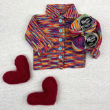 Garter Stitch Baby Jacket & Hat Bundle (Yarn+Digital Pattern)