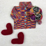 Garter Stitch Baby Jacket & Hat - Knitting Pattern