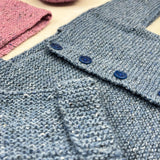 Garter Stitch Baby Jacket & Hat Bundle (Yarn+Digital Pattern)