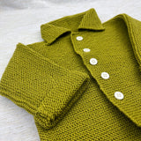 Garter Stitch Baby Jacket & Hat Bundle (Yarn+Digital Pattern)
