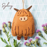 Kids Workshop - Corinne Lapierre Highland Cow Felt Craft - SYDNEY