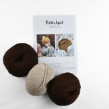 PetiteKnit - Albert's Pilot Hat Bundle - Yarn and Physical Pattern