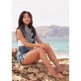 Piddock Shawl Kit from Rowan Blue Denim