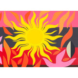 graphic image from the tapestry designed by Australian artist John Coburn. 