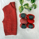 Vest No. 1 by My Favourite Things - YARN ONLY KIT