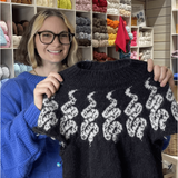 Viperidae Sweater by Klara Cecilia (Yarn only Bundle) - Pattern sold through Ravelry