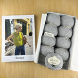 Maggie Vest by PetiteKnit Bundle Yarn and Physical Pattern (Not a digital pattern)