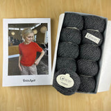 Poppy Tee by PetiteKnit Bundle Yarn and Physical Pattern (Not a digital pattern)