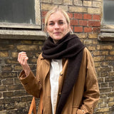 sophie shawl in brown colour