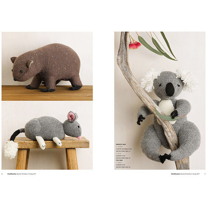 Aussie Animals in 8ply - Morris & Sons Australia
