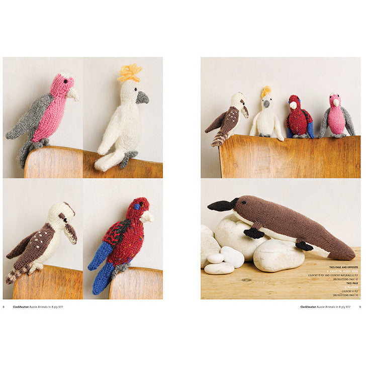 Aussie Animals in 8ply - Morris & Sons Australia