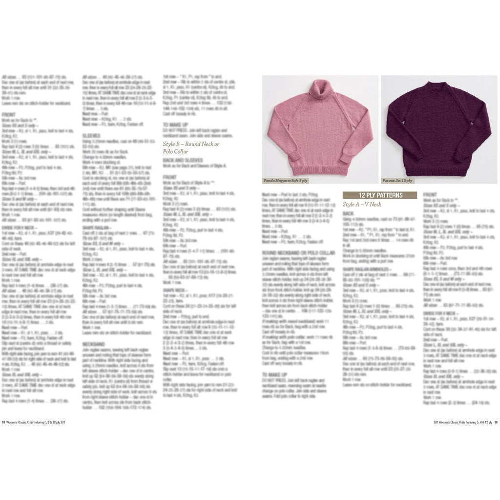 Women's Classic Knits 301