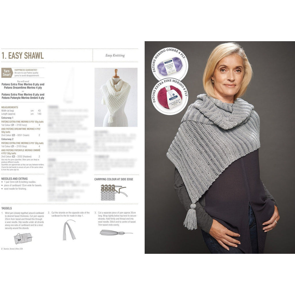 Knitting pattern for Beanies, berets, hats, scarfs, gloves and more 2. Morris and sons
