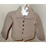 Garter Stitch Baby Jacket & Hat in Empire 8ply - Morris & Sons Australia