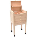 Square Sewingbox on Wheels - Morris & Sons Australia