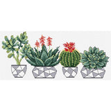 DMC Succulents Cross Stitch Kit