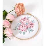 DMC Peonies Cross Stitch Kit