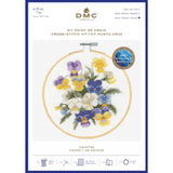 DMC Violets Cross Stitch Kit