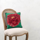 Dark Peony Cushion - Morris & Sons Australia