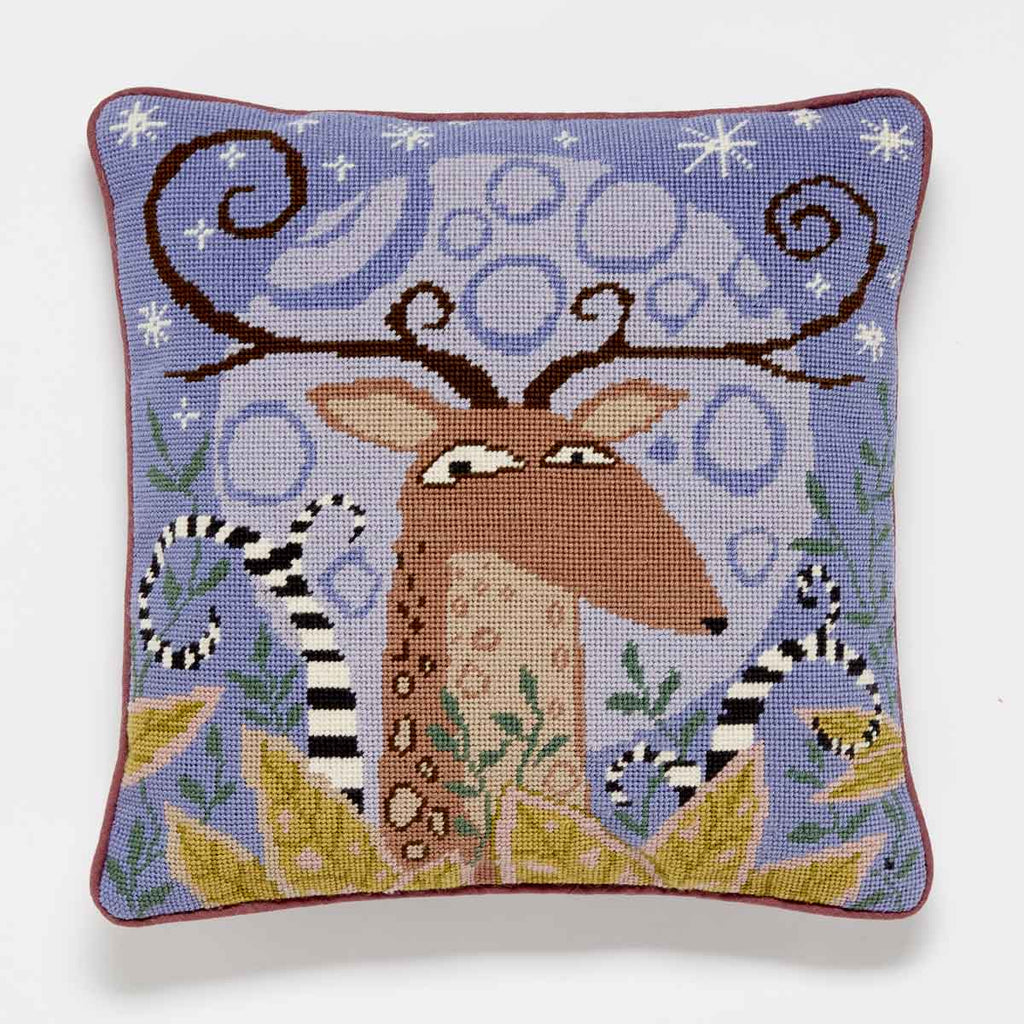 Stag Cushion - Morris & Sons Australia