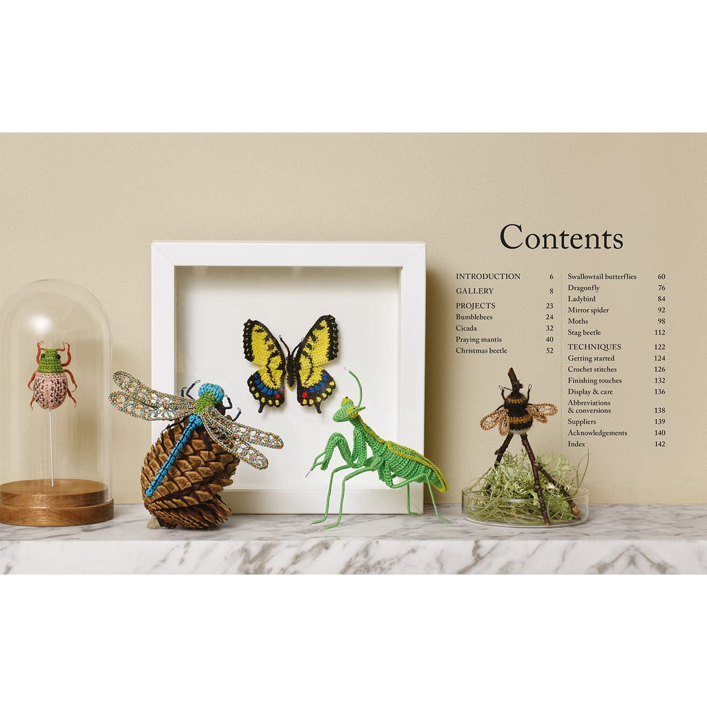 Crocheted Bees, Bugs & Butterflies