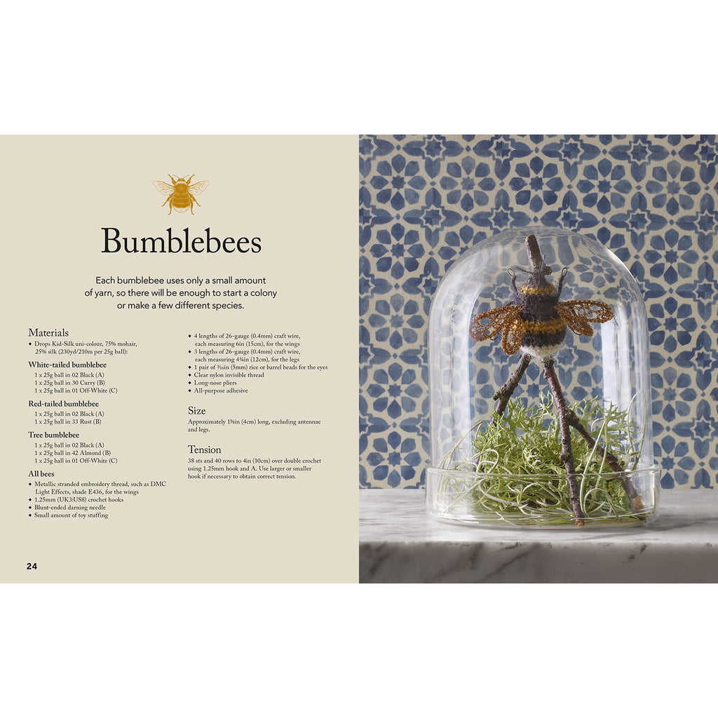 Crocheted Bees, Bugs & Butterflies