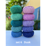 Kaffe's Colours set of Rowan Felted Tweed colour packs - Dusk | Morris & Sons Australia Online