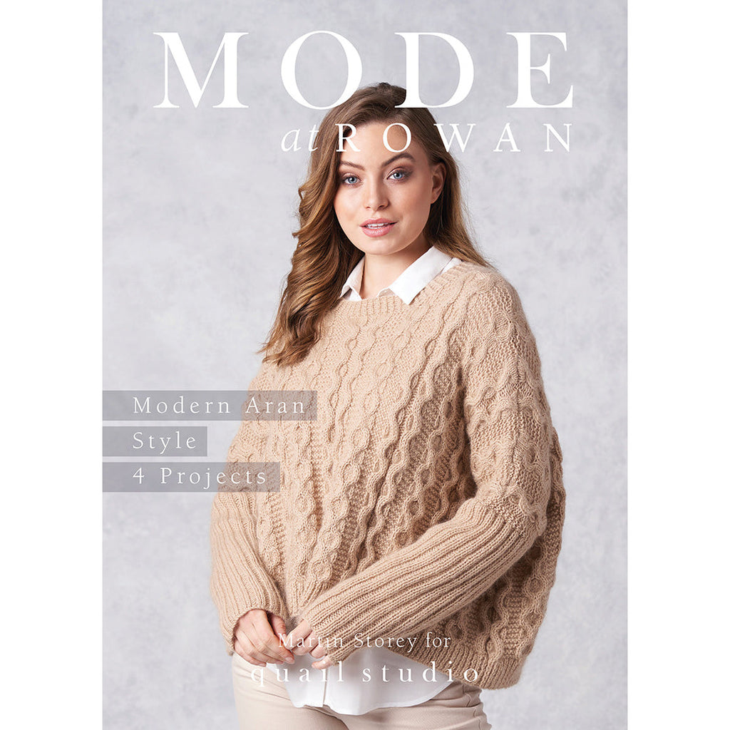 Mode at Rowan: 4 Projects - Modern Aran Style