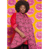 Pink Rose Stole Pattern- Say it with Flowers