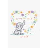 DMC Elephant Baby Cross Stitch Kit